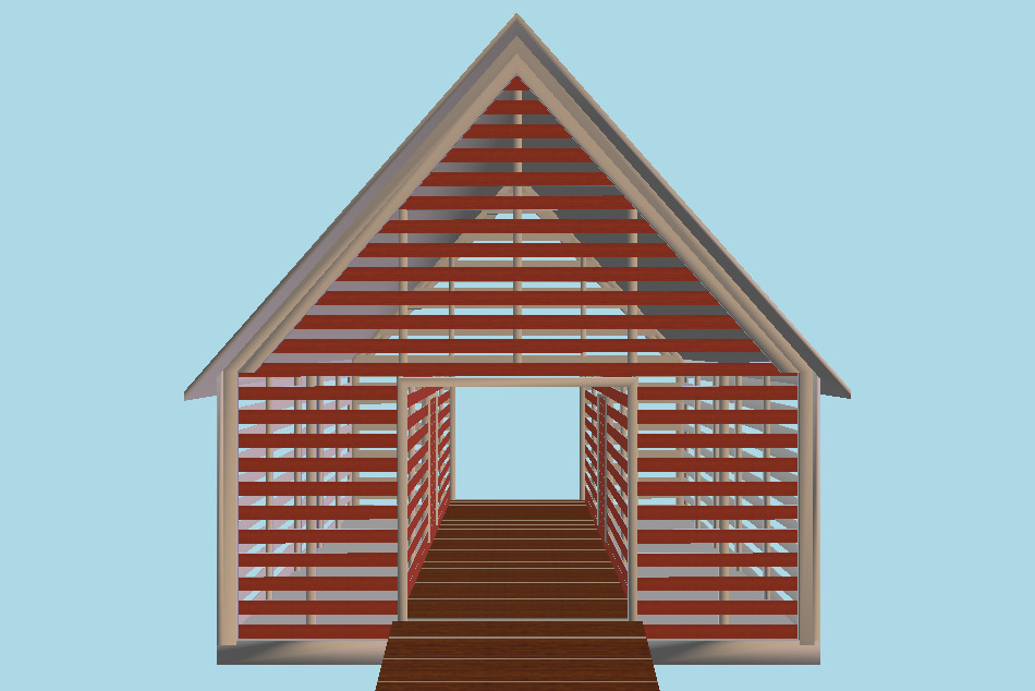 Car Port 3d model